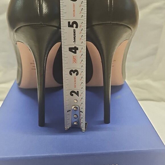 Stuart Weitzman ANNY 105 Black Dress Nappa Heels - Picture 8 of 13